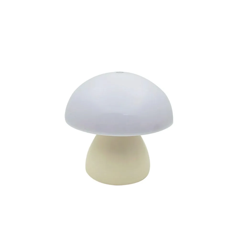 

Милая перезаряжаемая светодиодная настольная лампа в форме гриба с функцией диммирования, теплым светом, сенсорным управлением, 2 режимами, декоративная атмосферная подсветка для общежития