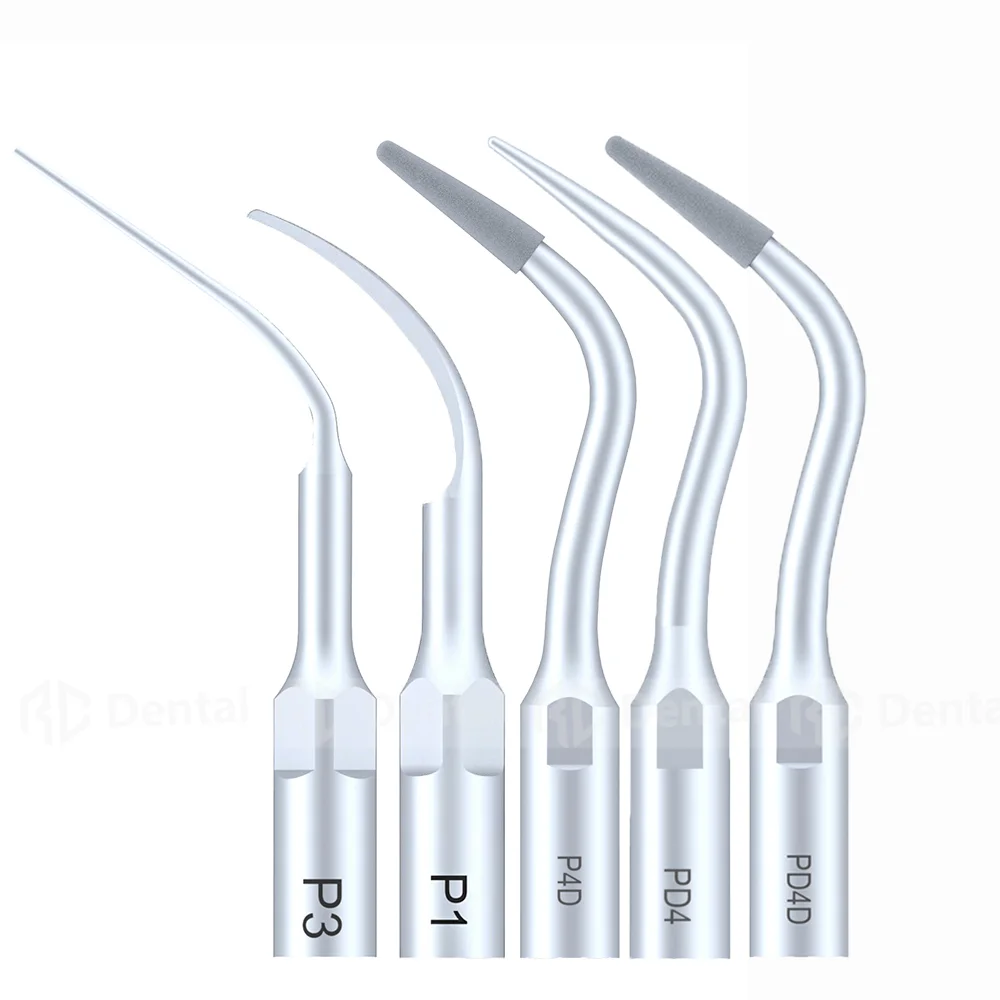 

5pcs P1 PD1 P3 P3D PD3 For EMS Woodpecker Refine Ultrasonic Scaler Handpiece Tip Dental Scaler Scaling Tips P4 P4D PD4 PD3D PD4D