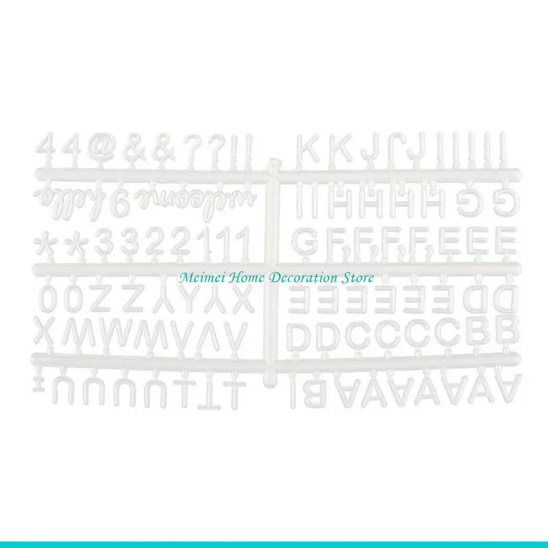 H7BF PP-Buchstaben, Brieftafel, passende Buchstaben, Heimdekoration, Zubehör, Zahlen