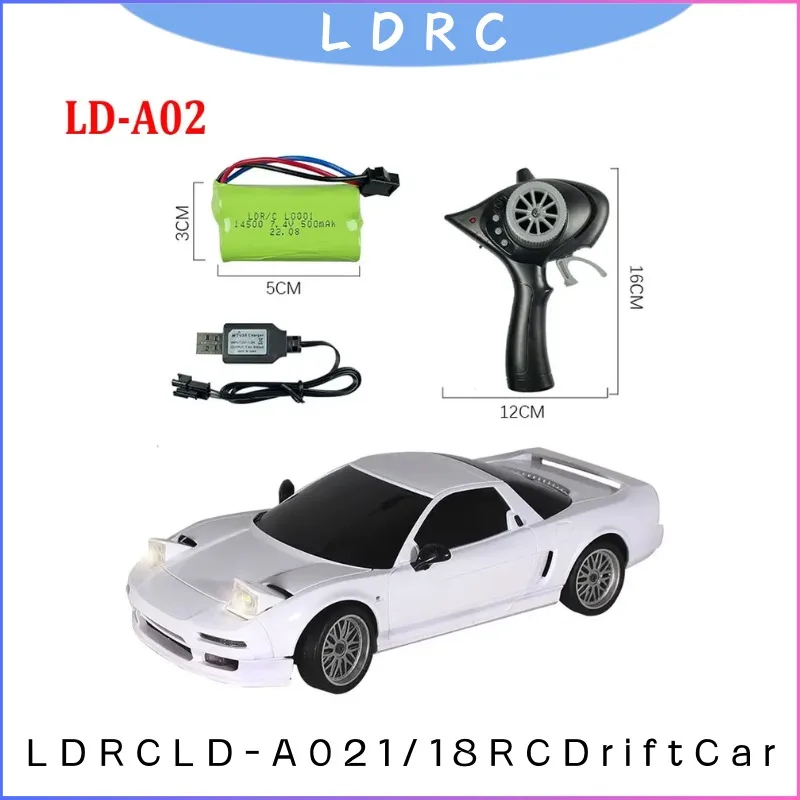 

1/18 Scale Honda NSX RC Drift Car 2.4G with USB Charging, Remote Control Model Car for Adults Kids Boys Gift Collection