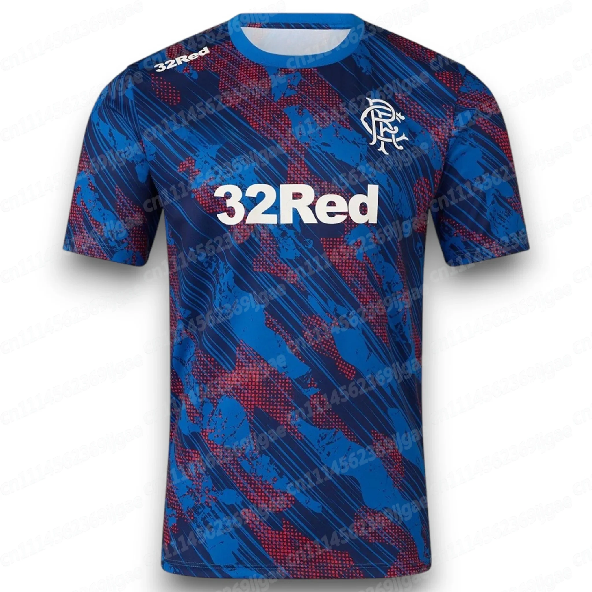 Glasgow Rangers Schottland 2026 Bestseller Rangers Fußballtrikot Sommer-Sport-Oversize-T-Shirt Schnelltrocknend Familienoutfit – Detail 13