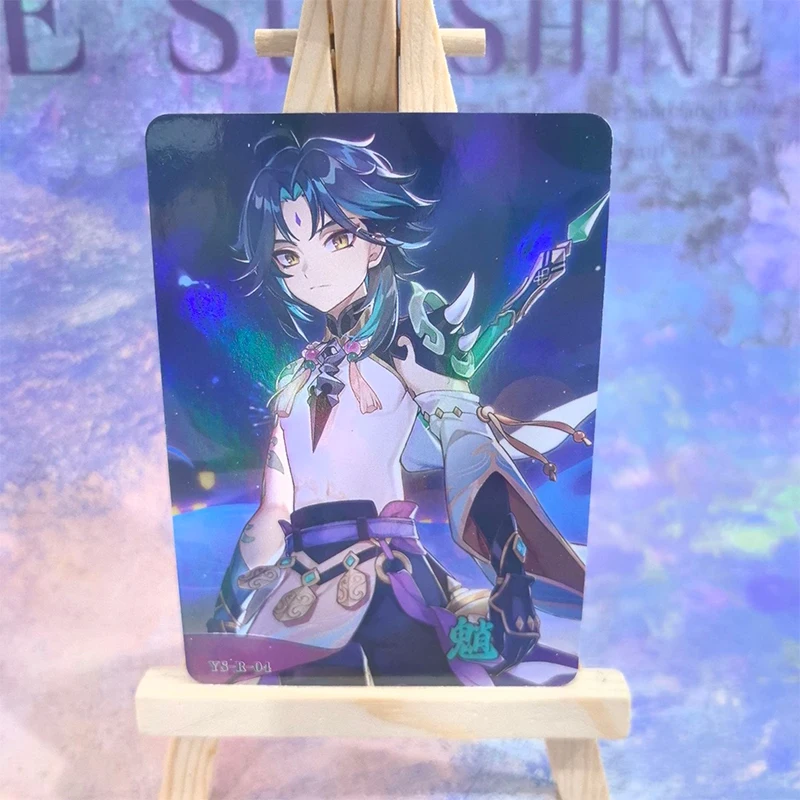 Anime Goddess Story R Karten Yelan Raiden Shogun Nahida Ganyu Yoimiya Sammelkarten Weihnachten Geburtstagsgeschenke Kinderspielzeug