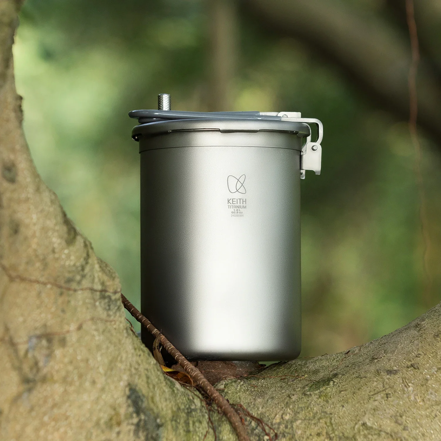 

Уличная титановая скороварка 1,8 л, набор кастрюль для тушения для пикника Ti6302, легкая портативная многофункциональная рисоварка