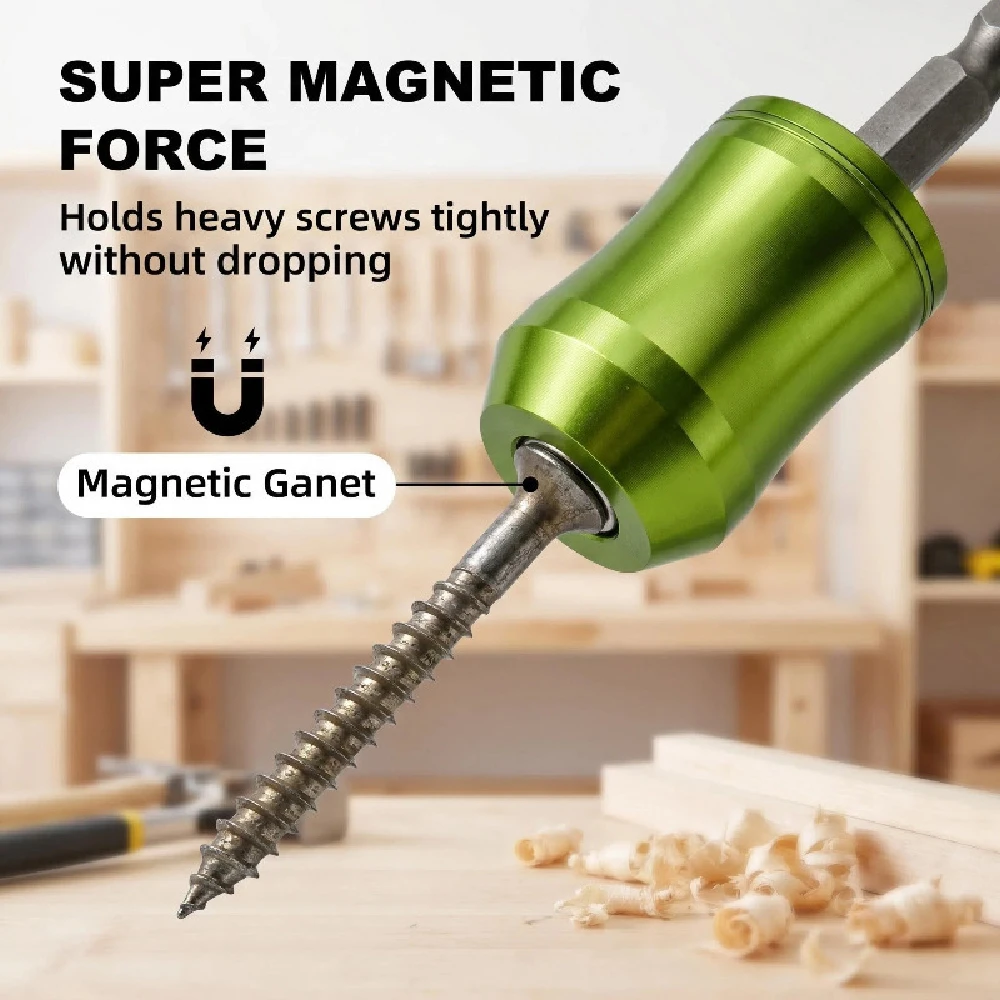 1-5Pcs Universal Magnetic Screwdriver Head Magnetic Ring for Hex Screwdrivers&Power Bits,Mechanics,Carpenters,Household Repairs