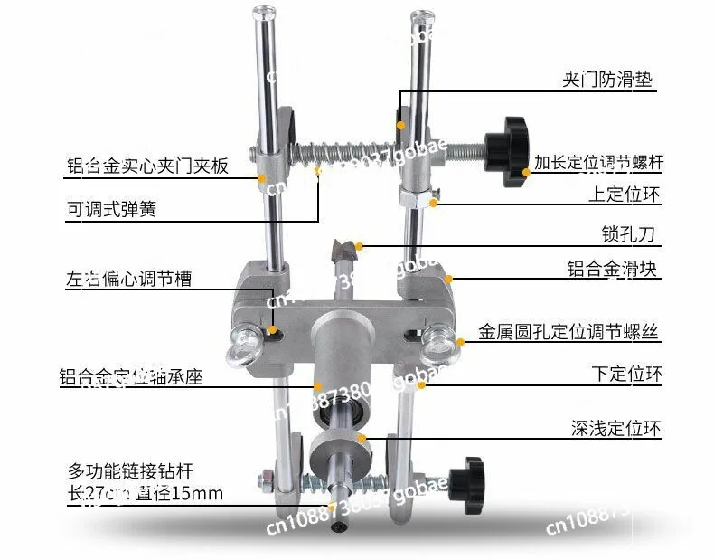 Hole opener Slotting machine Magnetic card Security door Fingerprint lock Carpenter installation Lock tool