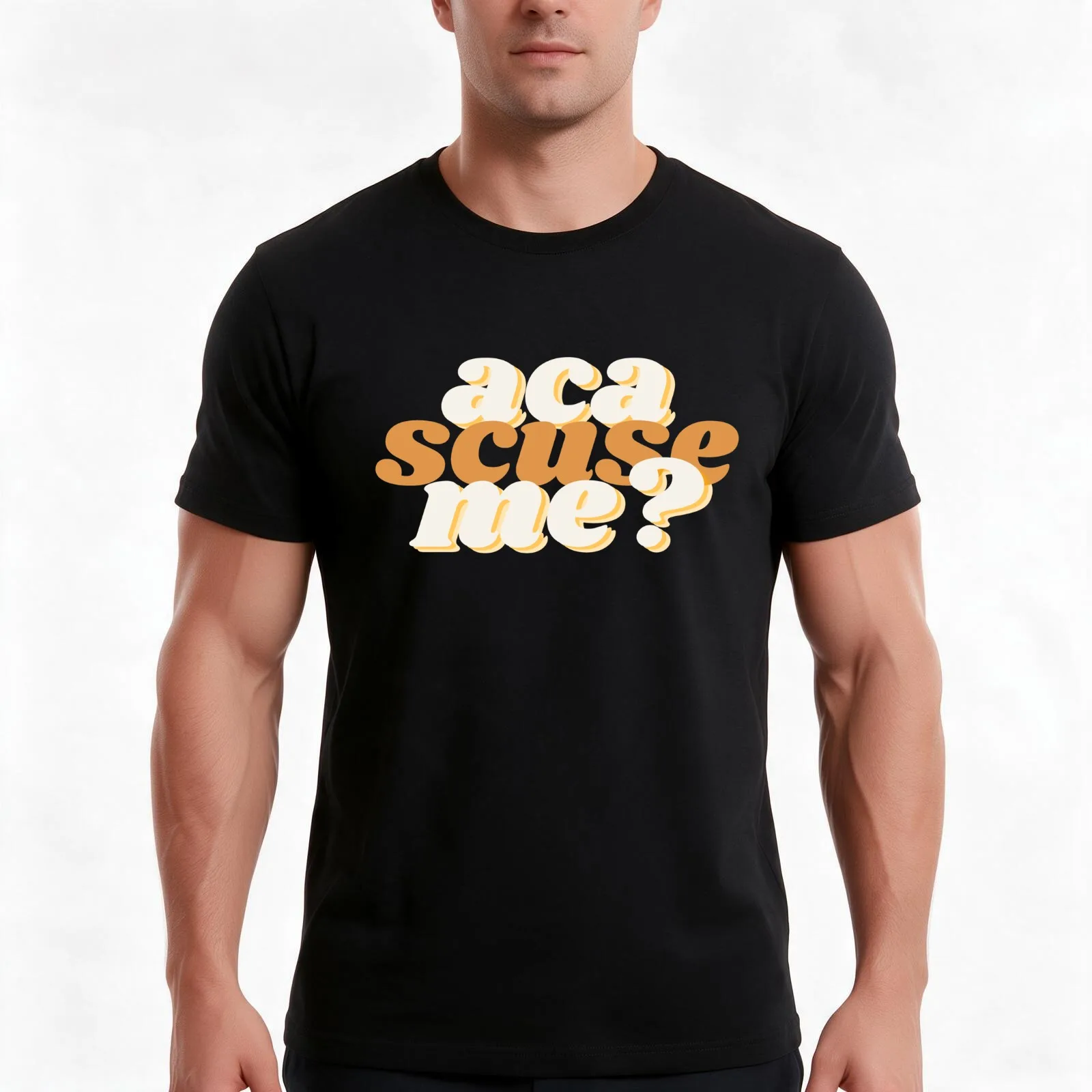 Aca-scuse-me? | Pitch Perfect T-Shirt Summer Casual Cotton Tee Oversized Streetwear Tops Vintage Graphic Print 100% Cotton