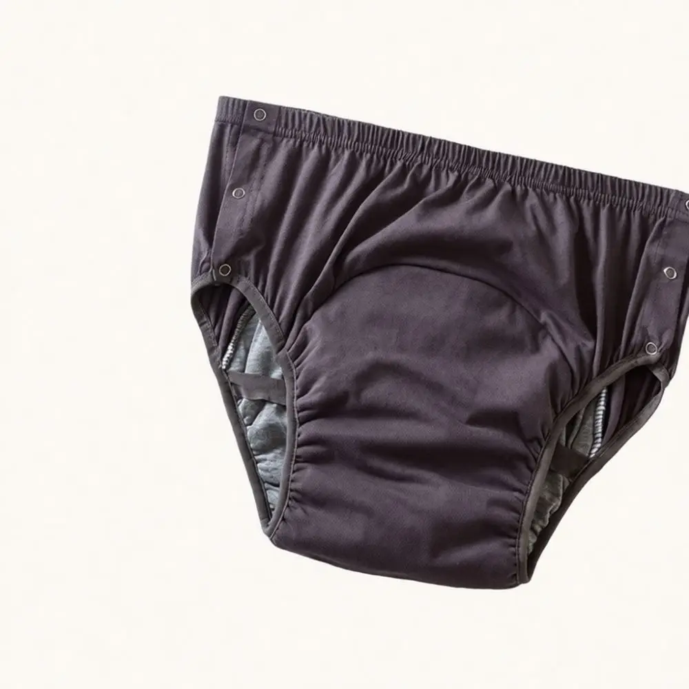 Leakproof Adult Incontinence Underwear Cotton Washable Reusable Elderly Care Pants Protective Briefs Daily Nursing Comfort