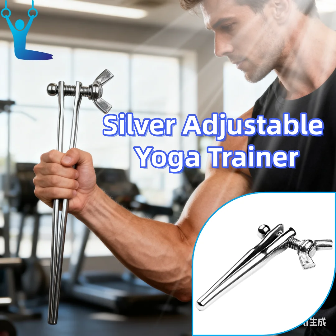 Dispositif d'exercice musculaire portatif réglable avec poignée, dispositif d'exercice de force des mains, petit ménage en acier inoxydable