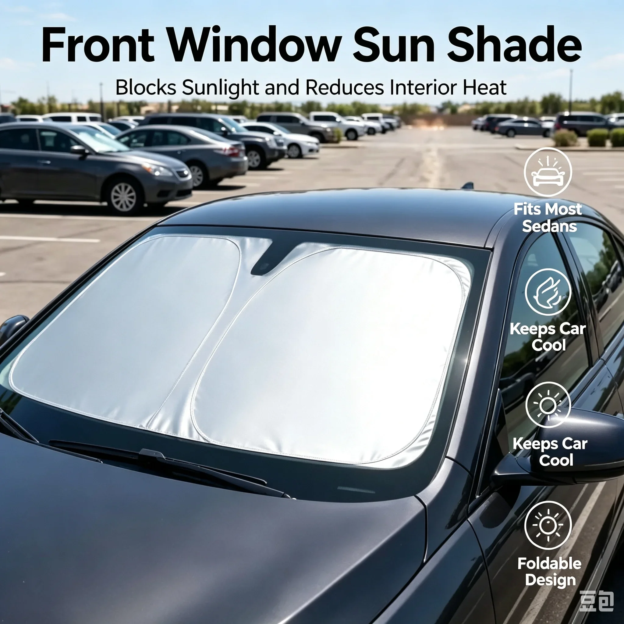 New Car Front Window Sunshade Cover Sun Shade Windshield Visor Windscreen Folding Auto UV Protection Styling Accessories