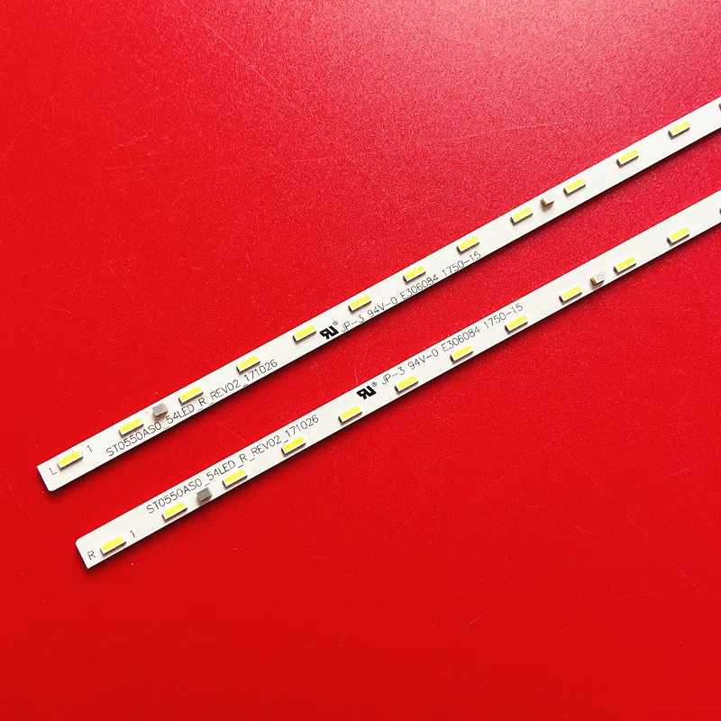 2pcs LED Backlight Strip 54 lamp For SONY KD-55X8566F KD-55XF8596  ST0550AW5_54LED_R_REV00_1801