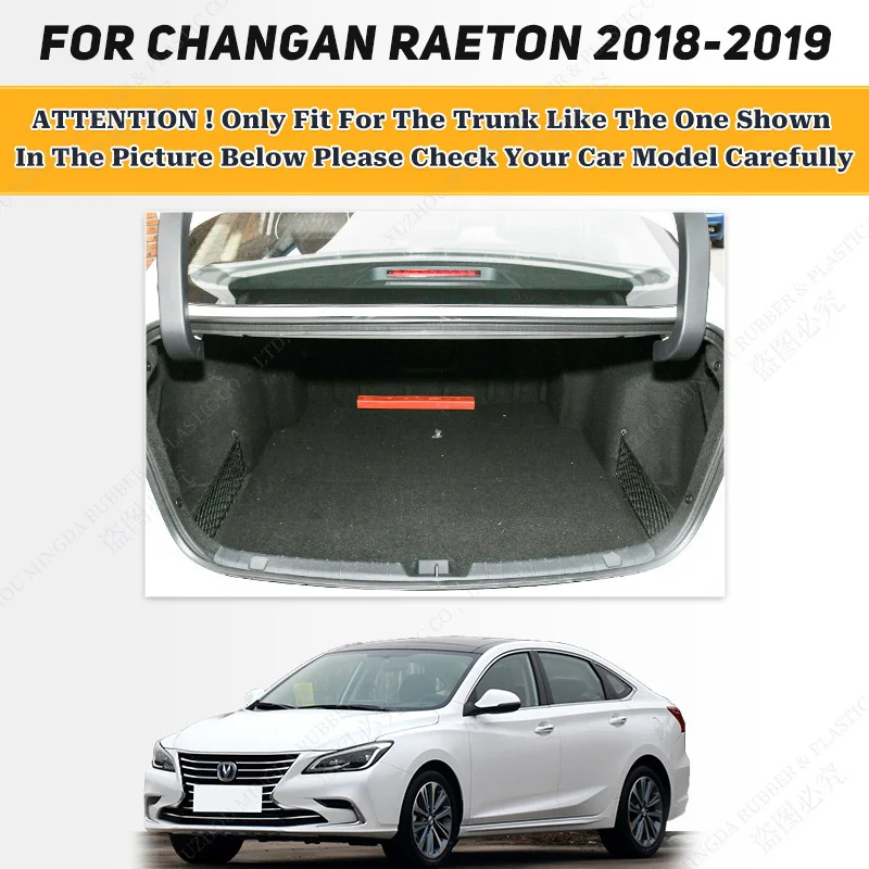 Car Trunk Mat For Changan Raeton CC 2018 2019 Custom Waterproof Protection Mats Accessories Autos Pads