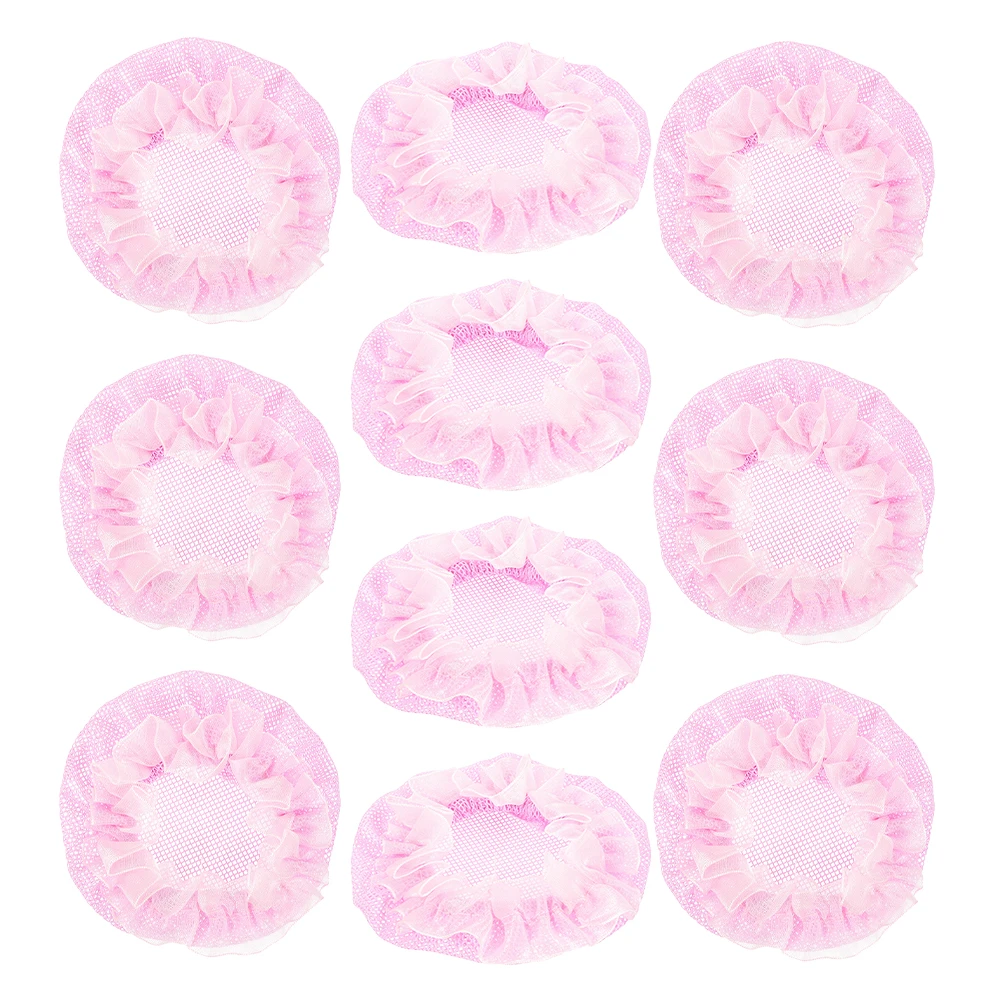 

10 Pcs Hair Accessories for Net Set Bun Nets Hairnets Cover Dancer Ballet Pink