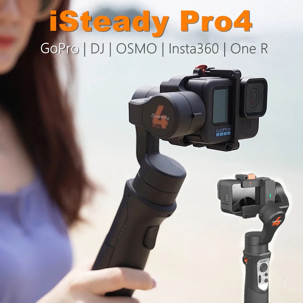 

Professional 3-Axis Handheld Gimbal Stabilizer Anti-Shake Wireless Control Battery Charger for GoPro hero 12/11/10 OSMO Insta360