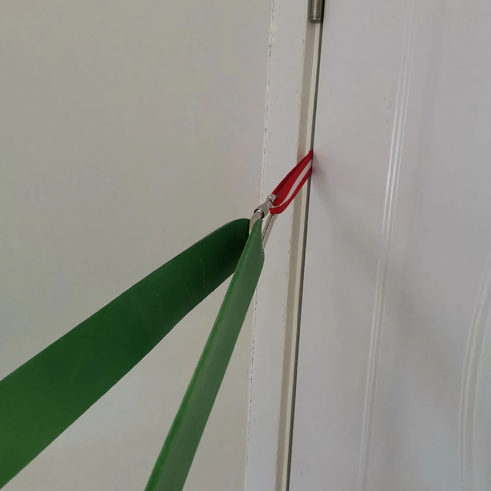 

5pcs Door Buckle Elastic Colorful Foam Straps Ankle Puller Stretch Belt Gym Equipment Resistance Training Accessories Home