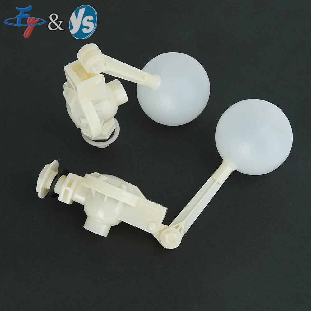 Plastic Float Valve, Automatic Water Level Control Float Ball Valve for Water Tank, Water Tower, Aquarium, 1/2