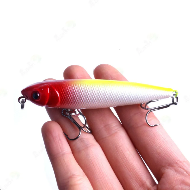 8CM 9,1G Militär-Angelköder Lip Curling Z-Dog Pencil Oberflächenköder Sinkender Schwimmender Mikroköder Kunstköder zum Angeln