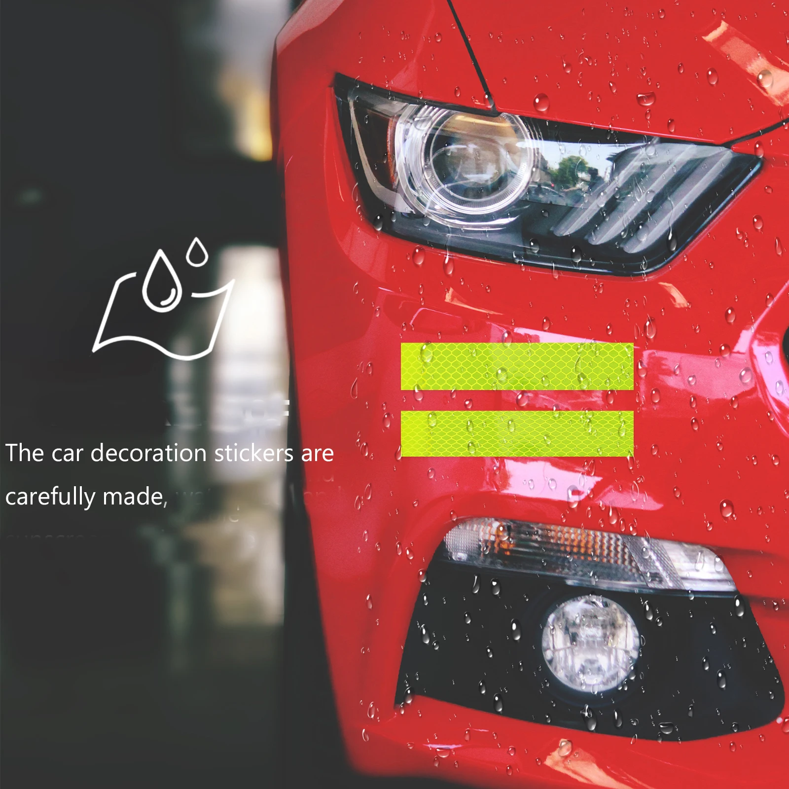

3M Reflective Tape Waterproof Night Fluorescent Strip for Cars Warning Belt Traffic Signaling Strong Adhesive Visibility Safety