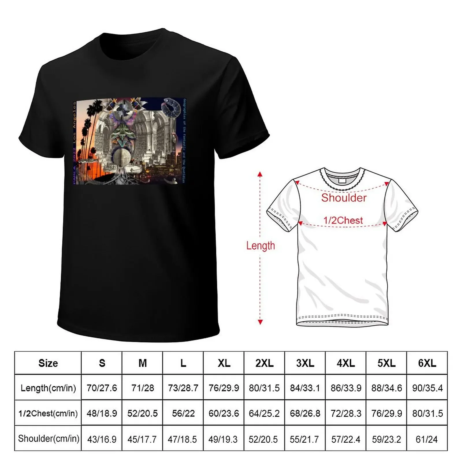 PAMLA 2022: The Library of Los Angeles T-Shirt baggy shirts graphic shirts shirts graphic tee summer top anime men