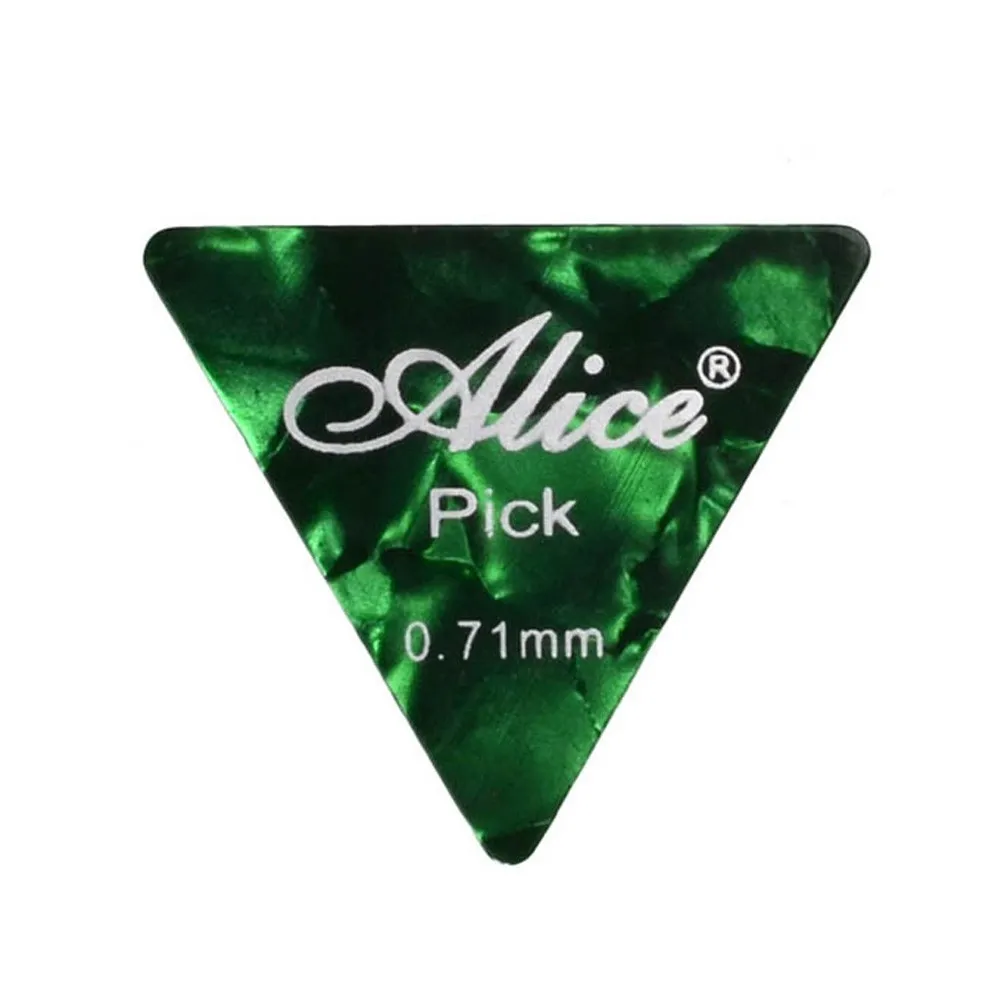 Celluloid Guitar Picks 12pcs Alice Large Triangle Guitar Picks Plectrums Thin Heavy Acoustic Electric Guitar Accessories