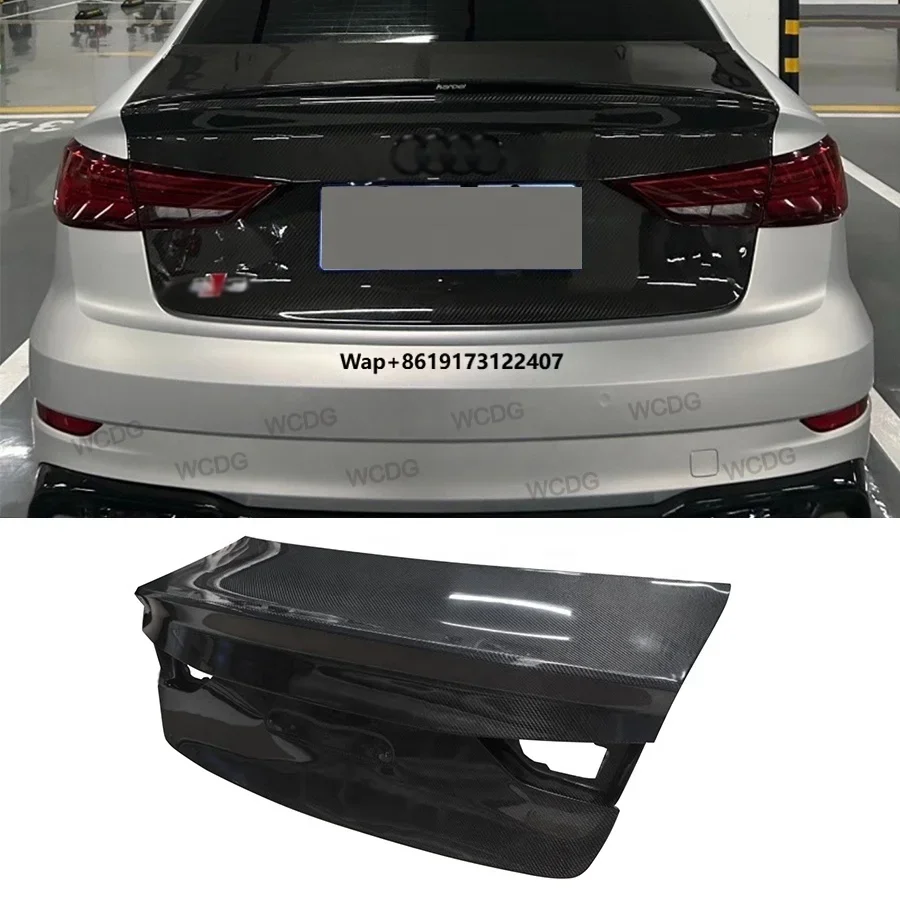 

Carbon Fiber Rear Trunk Lid for A3 S3 RS3 8V B9 2013-2020 Car Spoilers Bodykit Rear Trunk Boot Lid Cover