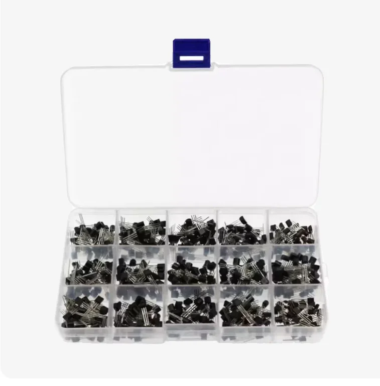 15Values*20pcs=300pcs 2N3904/3906/BC327/BC337/TL431/A42/A92/A1050/C1815/13001 Box SET Transistor Kit S9012/9013/9014/8050/8550/