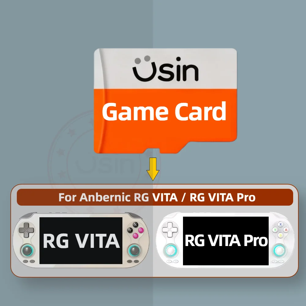Karta SD do konsoli przenośnej Anbernic RG VITA / RG VITA Pro RGVITA, klasyczne gry retro, pamięć TF 512G 256G 128G 64G — zdjęcie produktu 3