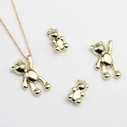 10pcs/lot 15*26MM Zinc Alloy Charms Cartoon Bear Charms For Diy Fashion Jewelry Earrings Making Finding Accessories