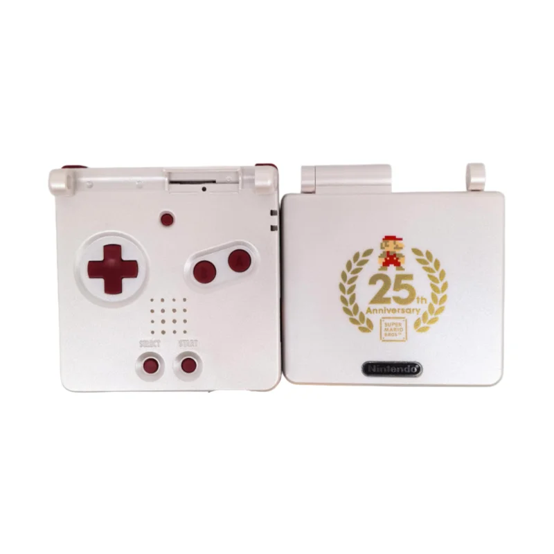 Ersatzgehäuse für GBA Game Boy Advance SP, Super Mario Limited Edition, individuell bedrucktes Gehäuse für Retro-Spielkonsolen-Reparatur