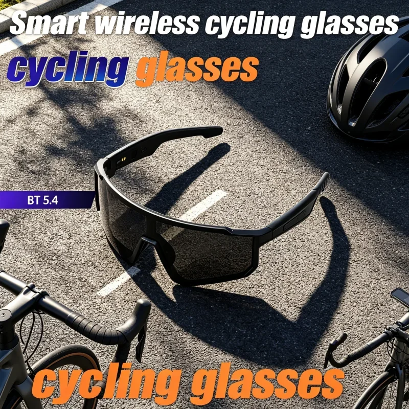 

Multifunctional Wireless Bluetooth Call Music Newest Audio Outdoor Smart Glasses AI Smart Glasses Cycling Sports Headphone
