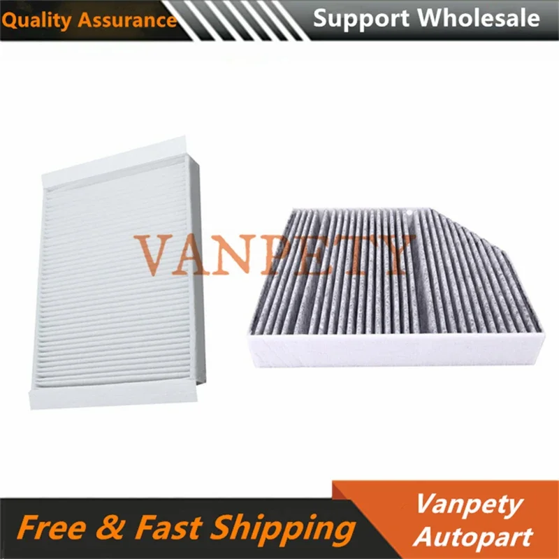 Cabin Filter 2058350147 1668300028 for Mercedes Benz C-CLASS W205 A205 C205 S205 2013-2019 Air Conditioning Filter Set