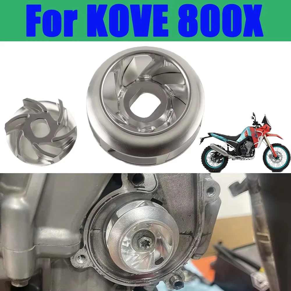 

Original Size Aluminum Water Pump Impeller Turbine For KOVE 800X 800 X Adventure Rally Pro Colove 800X Motorcycle Accessories