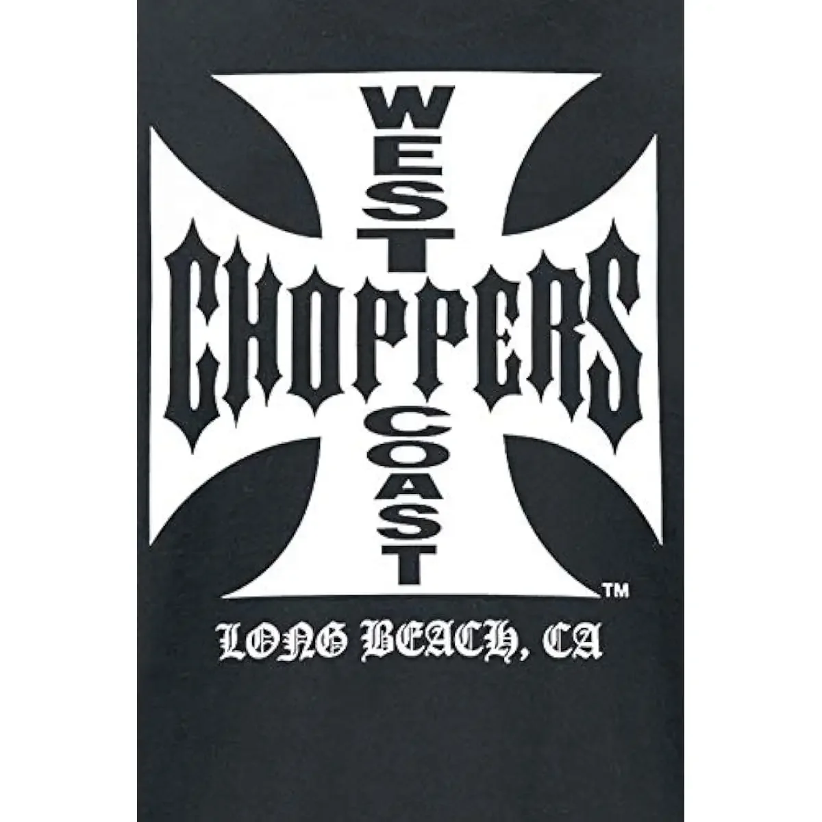 Classic Vintage West Coast Iron Cross Choppers California T-Shirt 100% Cotton O-Neck Short Sleeve Casual Mens T-shirt Size S-3XL