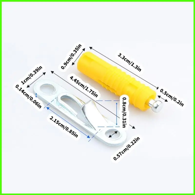 20 Units Plastic Invisible Furniture Sliding Joints Concealed Connection Hardware for Customizable Cabinet Organization