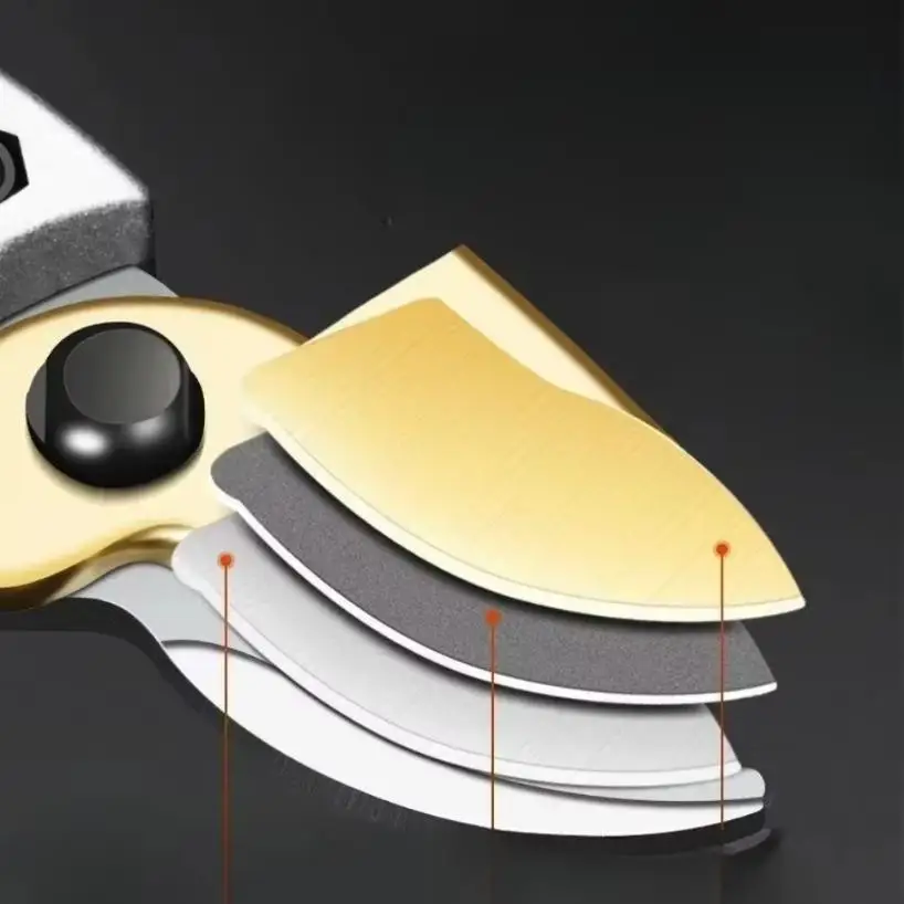 1 Pcs Horticultural Stainless Steel Scissors Fruit Tree Pruning Flower Arrangement Pruning Pruning Garden Tools