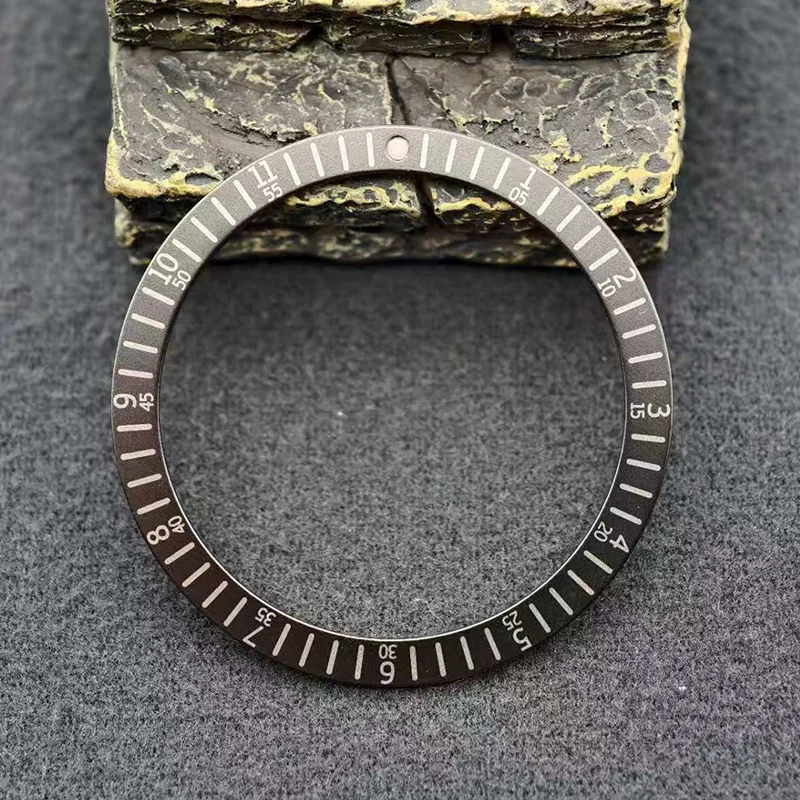 38x31.5mm Piatto In Alluminio Orologio Lunetta Inserto Anello Adatto Per SKX007 SKX009 SRPD NH35 NH36 Cassa Dell'orologio Orologio Da Uomo Orologio Refit Parti