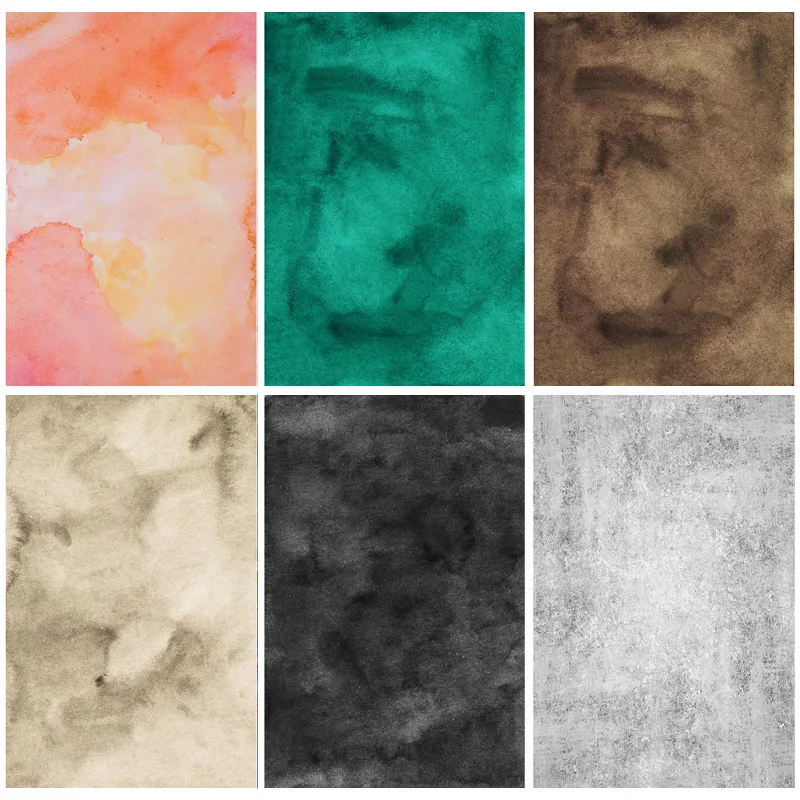 SHUOZHIKE Abstract Gradient Vintage Art Fabric Baby Portrait Photography Backdrops For Photo Studio Background Props SFG-01