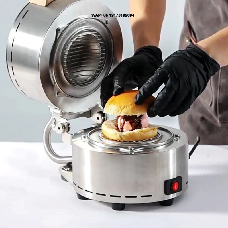 

China Factory Panini Machine Commercial Brioche Ice Cream Sandwich Machine Gelato Panini Press With CE for Sale