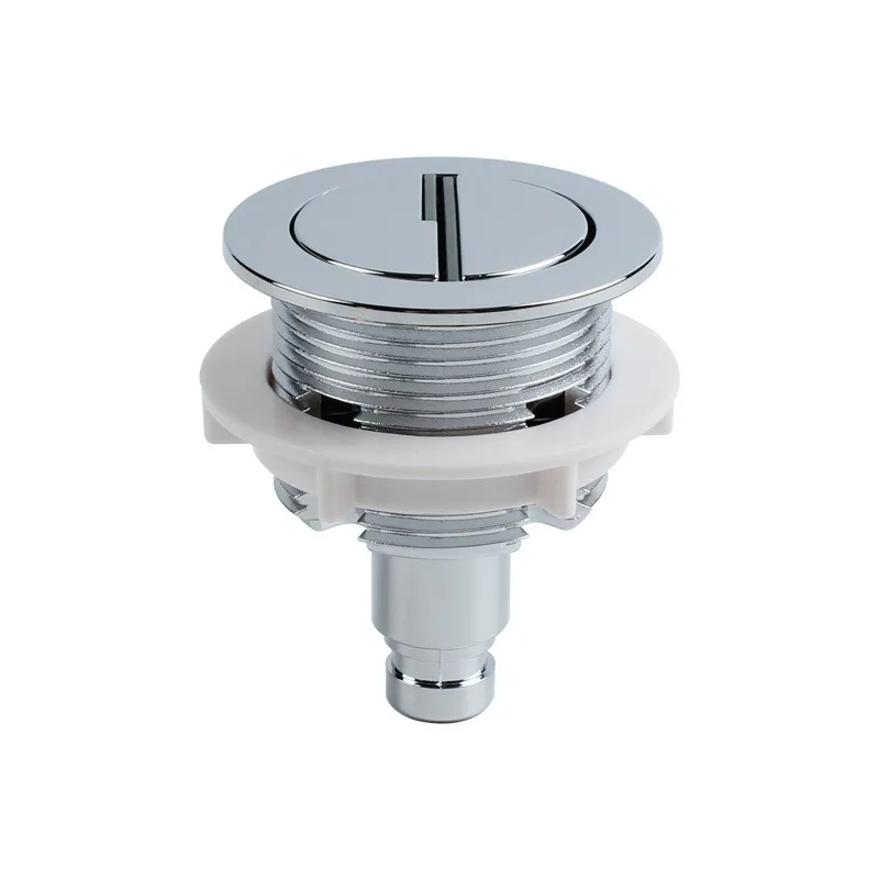 Picture 7: Cable Controlled Dual Flush Valve Kit 38mm Button Water Saving Toilet Tank Drain Assembly with Wire Actuator Bathroom Parts