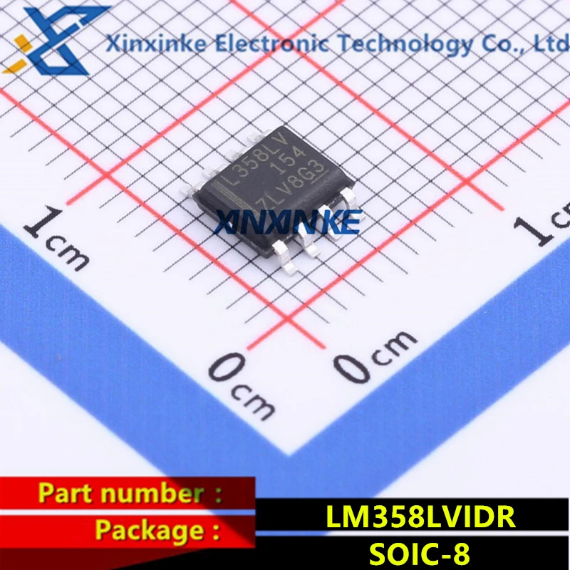 10PCS LM358LVIDR SOIC-8 L358LV Operational Amplifiers Chip Op Amps 2-Channel Low-voltage Operational Amplifier Original