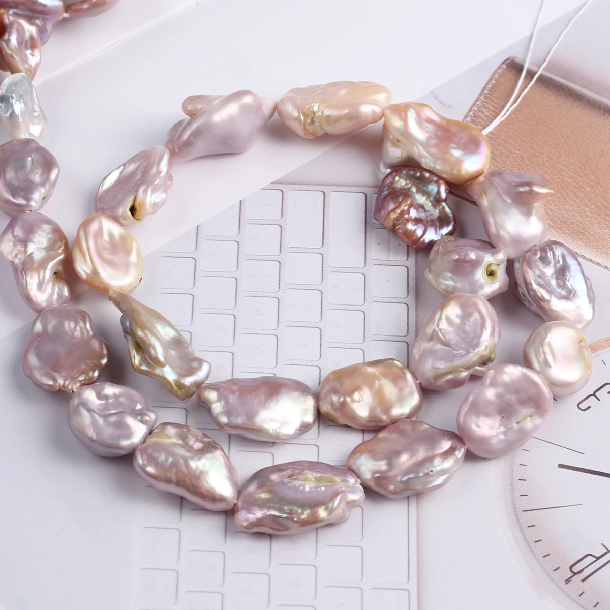 Natural Pearl Baroque Shaped Beads Exquisite Shape Elegant Appearance for DIY Jewelry Making Handmade Bracelet Necklace