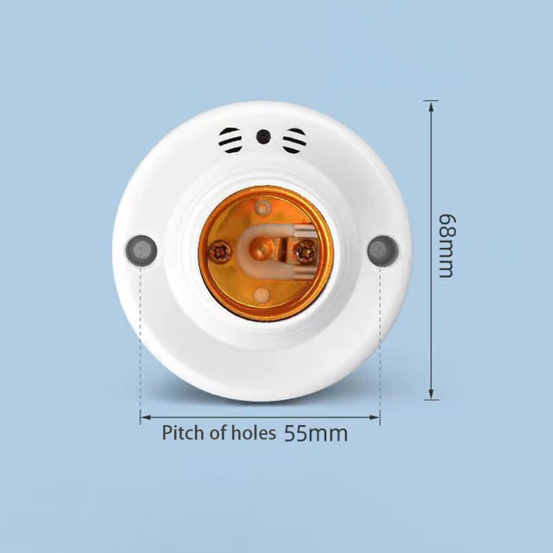 Dźwięk o wysokiej czułości Przełącznik sterowania głosowego Korytarz E27 Podstawa lampy Uchwyt żarówki LED Automatyczne włączanie i wyłączanie