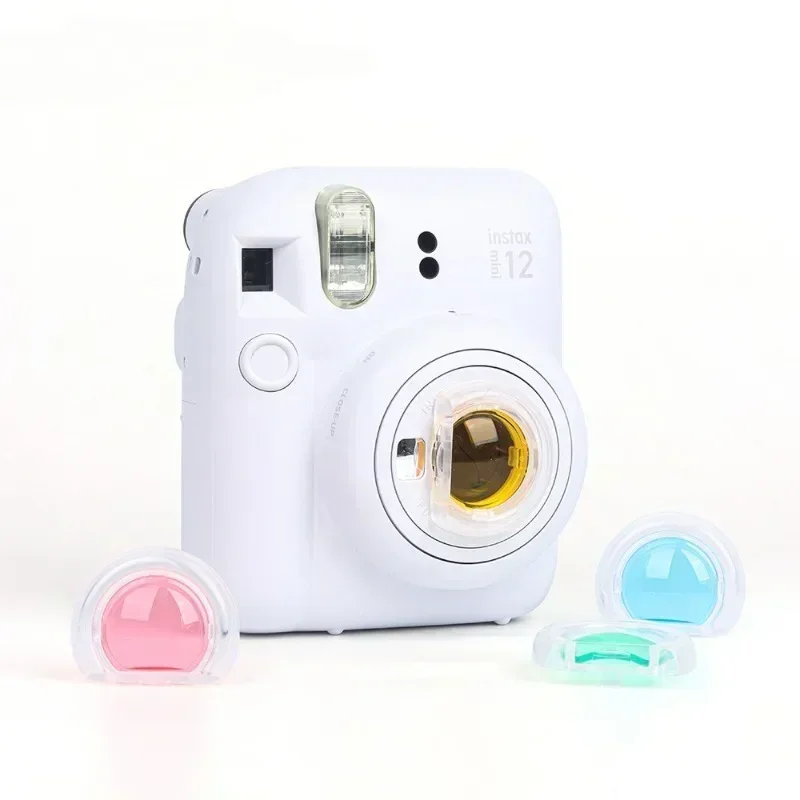 4/6 Stück Set Nahaufnahme Objektiv bunten Farbfilter Spiegel für Fujifilm Instax Mini 12 Sofort bild kameras Foto zubehör