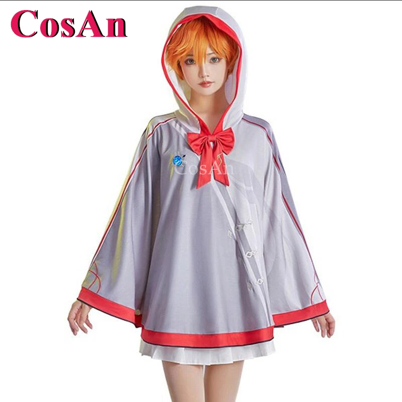 CosAn Game Genshin Impact Tartaglia Cosplay Costumes Fashion Autumn And Winter For Women's Daily Wear Coat Lovely Cloak New S-XL view 2