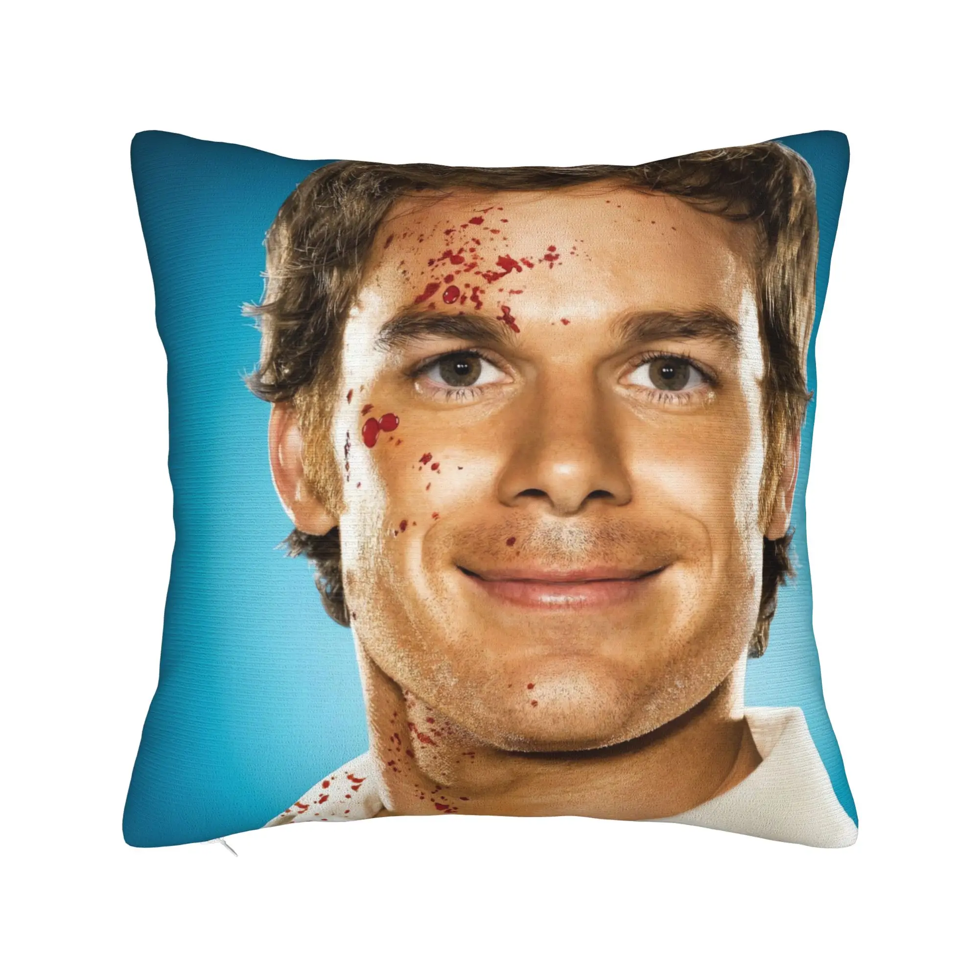 Dexter Morgan Pillow Case  Print Pillow Cover Novelty Pillowcases For Sofa Bedroom Home Decor