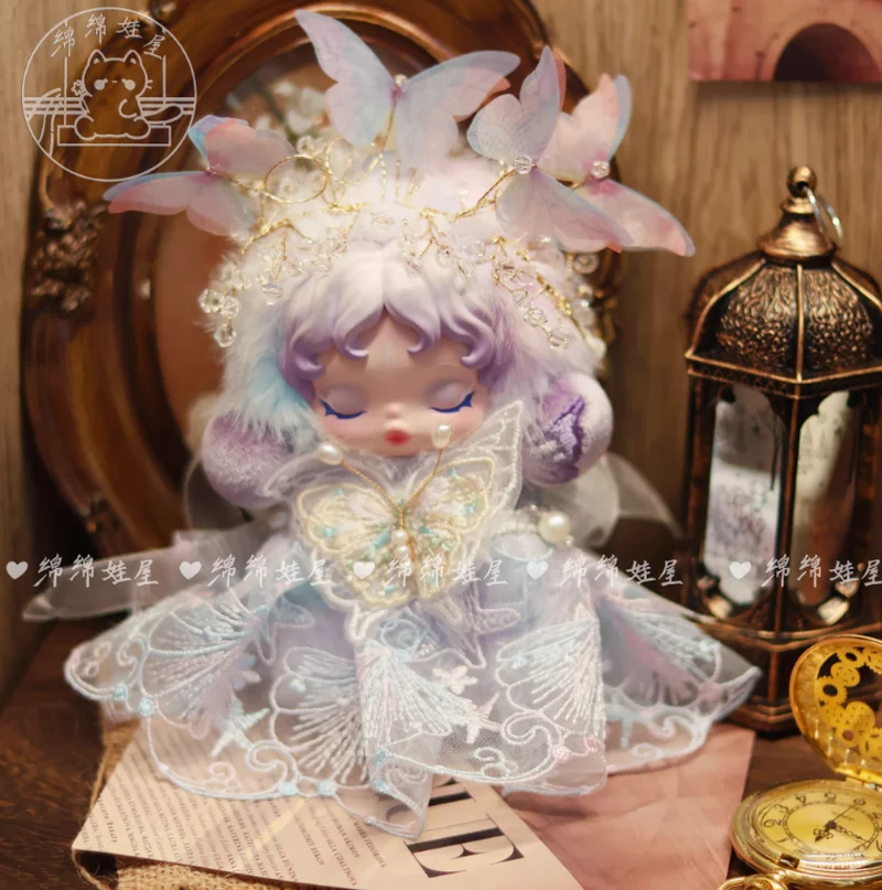 

Sp Light Weaving Garden Original Blooming Dyed Noble Bow Flower Dress Vinyl Doll Pendant Dress Suit Cute And Exquisite No Dolls