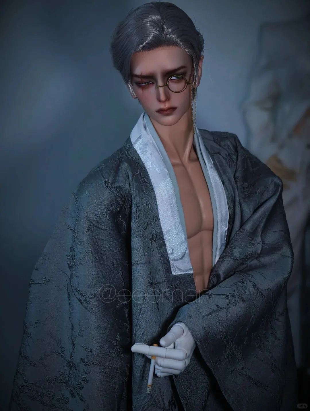 ตุ๊กตาBJDตุ๊กตาSD 1/3 ส่วนตุ๊กตาเด็กStrongลุงแผลเป็นHunter Half Sleepเรซิ่นของเล่นของขวัญวันเกิด