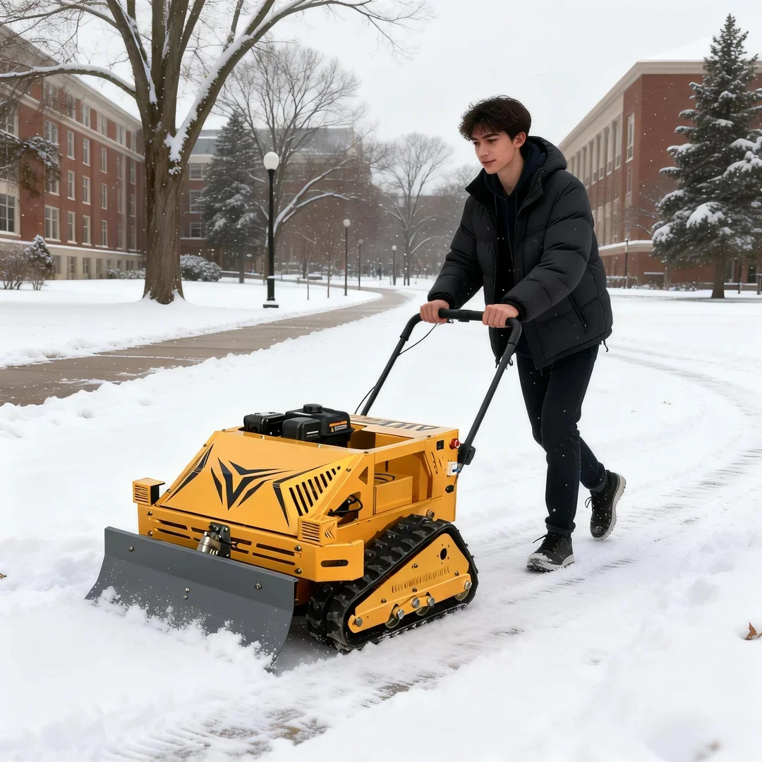 

Интеллектуальная газонокосилка с функцией обхода препятствий, 4-тактный двигатель 212 куб. см, беспроводное дистанционное управление, вращающееся лезвие