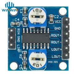 PAM8406 Digital Amplifier Board With Volume Potentiometer 5Wx2 Stereo M70