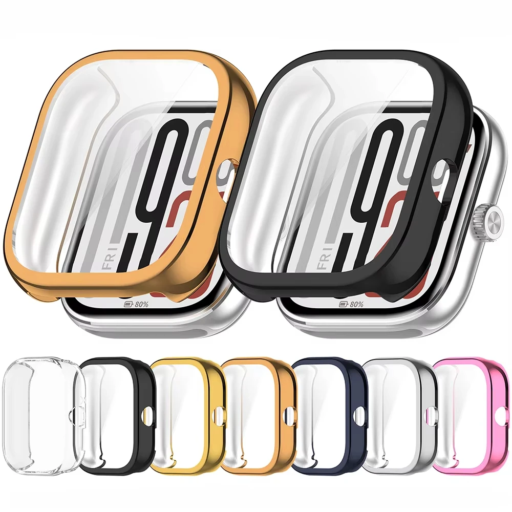 Tempered Glass Case For Redmi Watch 5,Screen Protective Cover Anti-scratch Protector Shell Bumper For Redmi Watch 5 Accessories