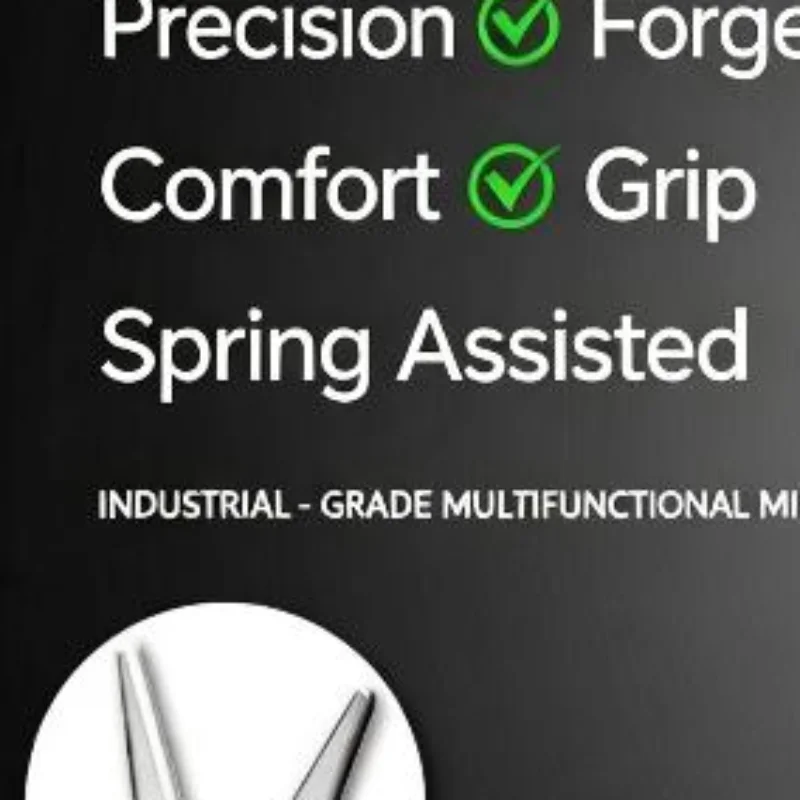 Jewelry Pliers Straight Long Nose Nippers Stainless Steel Toothless Sharp Mini Nose Pliers For Wire Bent Manual DIY Model Pliers
